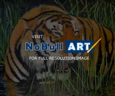 Animals - A Caccia - Oil On Canvas 120 X 100 Cm